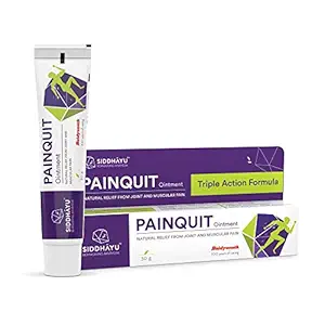 Siddhayu Painquit Ointment I For Joint And Muscular Pain I Pain Relief Gel I 30 Gms | Pack Of 2