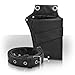 Roo Beauty Hairdressing Pouch, Scissor Holster with Belt, Hair Kit Accessories in Clipper Black