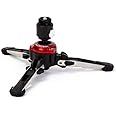 Manfrotto MVMXPROBASE, Xpro Full Fluid Base Monopod, Fluidtech Base, Vertical Lock & Retractable Feet, Included with XPRO Video Monopod, Black