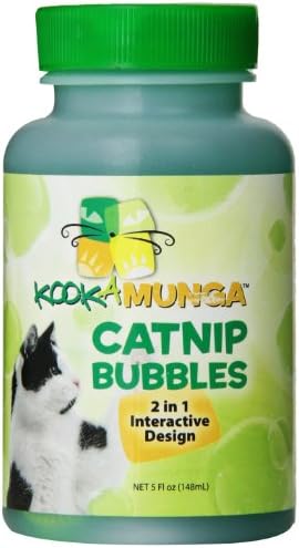 Kookamunga - Catnip Scented Bubbles For Cat & Kittens - 5fl.oz. (148ml) Bottle