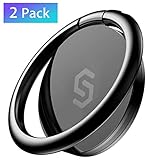 Syncwire Anello Supporto Ring Cellulare - 2 Pack Universale Cellulari Anello Metallico Rotazione 360? Telefono Ring Holder per iPhone X/XS, XR, 8 7 6s Plus, Samsung Galaxy, Huawei, Xiaomi e Altro