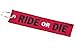Produktbild Ride Or Die Schlüsselband, Schlüsselanhänger in Rot und Schwarz für Biker, Motoradfans, Crossfahrer