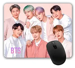 blinkNshop BTS Mousepad - Gift for Kids Laptop/Computer - Gift for Boys Girls Gang