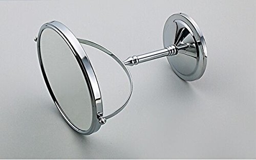 Corlorfulword Kosmetikspiegel Spiegel Wandspiegel Hochwertiger 2-seitiger Kosmetikspiegel Hochglanz verchromtes Messing Wandspiegel (AUFRECHT) - 5