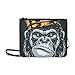 Produktbild WYYWCY Grausamer und heftiger Gorilla-Muster benutzerdefinierte hochwertige Nylon dünne Clutch-Tasche Umhängetasche Umhängetasche