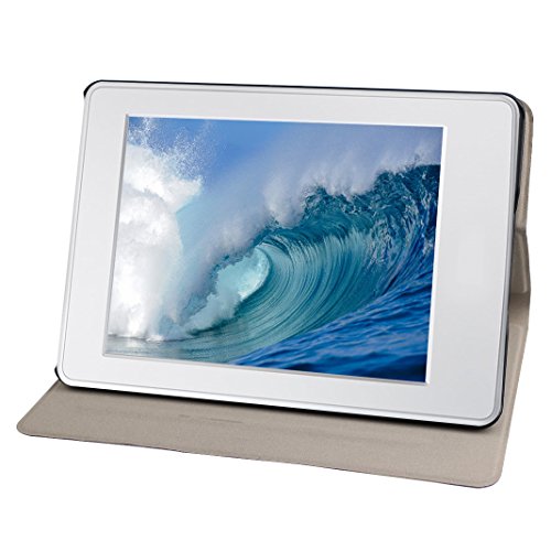 Handyhülle Kindle Paperwhite, Hülle für Kindle Paperwhite 2 Tablet Flip Case Cover, Kindle Paperwhite 3 Handytasche, Moon mood® Fall Etui Tasche für Amazon Kindle Paperwhite 1/2/3 (2012/2013/2014/2015 Version) 6.0 Zoll PU Leder Harte PC-innere Schlag-Standplatz Funktion mit 2 Karten Schlitz Kasten Schützender Abdeckungs Fall für Kindle Paperwhite (nicht mit Automatischen Schlaf / Wake Funktion) - 5