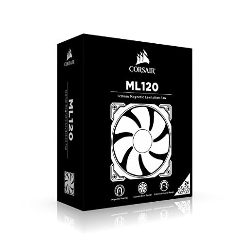 Corsair ML120 Ventilador de PC  120 mm  Levitaci  n Magn  tica  Paquete Doble