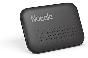 Nutale Mini Schlüsselfinder mit App - 1PCS Kaffee mit Schlüsselanhänger - Bluetooth Schlüsselfinder Kompatibel mit iOS und Android - für AutoSchlüssel Haustier oder Rucksäcke