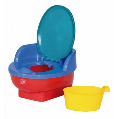 Happy Way Pipo Rojo - Orinal de plástico con dispositivo musical