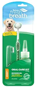 Tropiclean Fresh Breath Oral Care Kit for Dogs, 59 ml