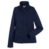 Atmungsaktiv. Russell Smart Softshell Damen Jacke (M) (Dunkelblau)