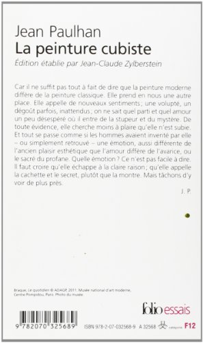 Livres Couvertures de La Peinture cubiste