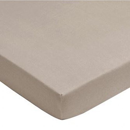 Jollein 518-507-64877 Fitted Sheet Interlock Double Jersey (60 x 120 cm, Brown)