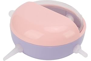 01 02 015 Mangeoire à Mamelon pour Chiot en Silicone, sécurité pour mangeoire à Lait pour Chatons Rose