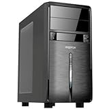 Approx VOLTA Tower Black computer case - computer cases (Tower, PC, SPCC, Micro-ATX, Black, 0.5 mm)