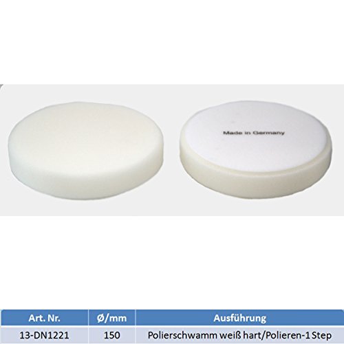 Preisvergleich Produktbild MARETeam® Universal Polierschwamm 150 mm weiß / hart