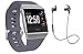 Produktbild Fitbit Ionic Health & Fitness Smartwatch, GPS, Blau Grau, inkl. Bluetooth Headset