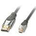 Produktbild LINDY 41420 - Vergoldet High-Speed HDMI Kabel mit Ethernet - Typ A Stecker an Micro Typ D Stecker - 0,5m
