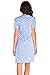 Dobranocka 5017 Maternity/Nursing Nightdress,Size L,Aqua