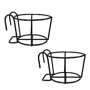 TrustBasket Round Pot Railing Hanger (Set of 2)