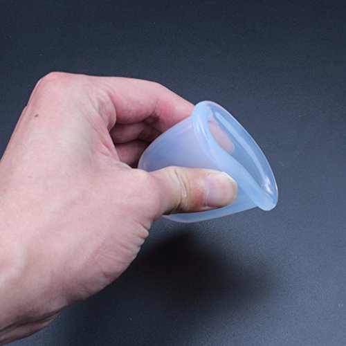 Edealing 2 PCS Schröpfen Set chinesische Therapie Cellulite medizinische Vakuum Silikon Massage Cups - 2