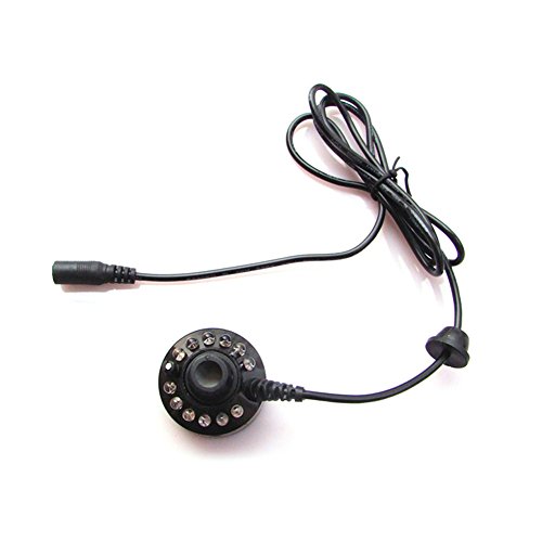 Fuloon 12 LEDs Mist-Maker Nebel-Luftbefeuchter 12 LEDs Nebel-Hersteller mit AC-Adapter mit Automatisch Farbwechsel - 7