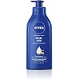 NIVEA Nourishing Body Milk 600ml Body Lotion with Hyaluronic Acid | 72Hr Hydration | Deep Moisture Care for Very Dry Skin | E