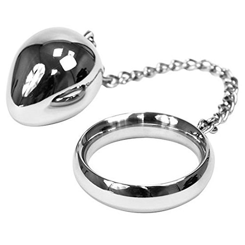 Preisvergleich Produktbild METALHARD Penis Ring mit BALL 50MM + Metallkette