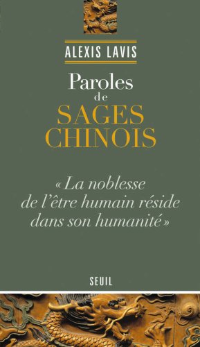couverture de : Paroles de sages chinois