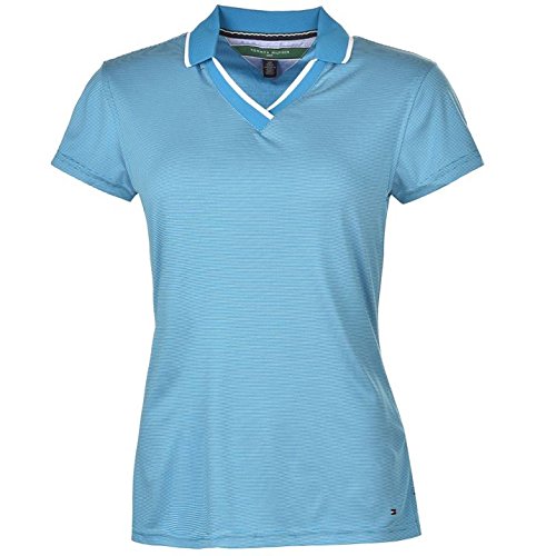 Preisvergleich Produktbild Damen Tommy Hilfiger Damen Golf Polo Shirt Swedish Blau TW391 BNWT