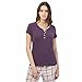 Rjr.John Rocha Womens Purple Short Sleeved Pyjama Top 18