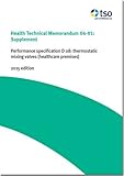 Image de Performance Specification D 08: Thermostatic Mixing Valves (Healthcare Premises)