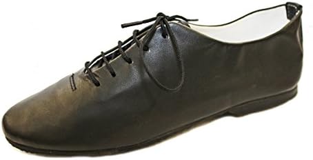 Classic Black Full Rubber Sole Jazz Shoes EU 33.5 UK 1.5