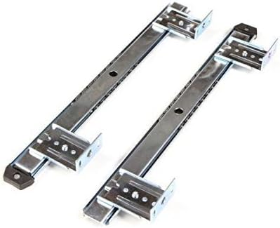 ( 2 pcs for 2 Keyboards ) Runner Shelf Adjustable Under desk computer slides Fixing Slide Holder Drawer