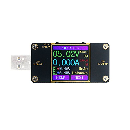 Preisvergleich Produktbild diymore TFT USB Multimeter Tester Spannungsprüfer Stromtester Voltmeter Stromzähler Amperemeter Batterieladung Widerstandstester Voltage Power Akkumulierte Kapazität Energie UT21