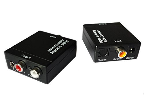 Easyday 3,5mm Toslink SPDIF Koaxial Optisch Digital zu Analog Audio Konverter Wandler für TV - 8
