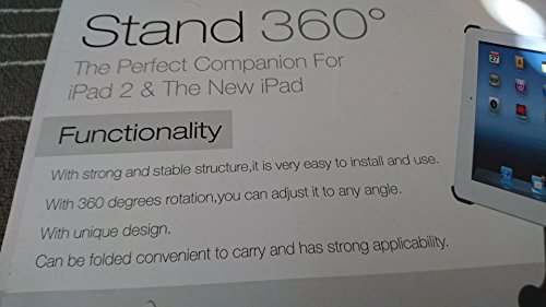 kupx Winkel verstellbare Aluminium Halterung Ständer für Tablet, iPad Pro, iPad Air, iPad Mini, Samsung Tab, Microsoft Surface Pro 4 und alle 17,8–30,5 cm Universal silber - 3