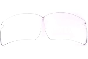 GALAXYLENSE Galaxy Replacement Lenses for Oakley Flak 2.0 XL Crystal Clear Color 100% UVAB