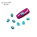 Sindy 12 Colors 120Pcs 3D Nail Decoration Acrylic Natural Crack Stone Flat Base Nails Art Accessory Crackle Stone DIY Manicure Jewelry