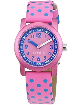 Esprit Mädchen-Armbanduhr Analog Quarz Leder ES000FA4036