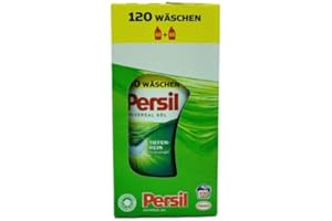 ‎PERSIL Persil Universal Gel, Vollwaschmittel, Reinheit & Pflege, 1er Pack (1 x 120 Waschladungen)