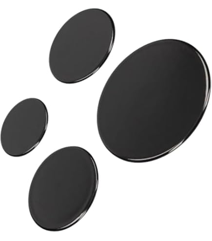 FOSTER KIT PIATTELLI SPARTIFIAMMA CUCINA A GAS 5 FUOCHI NERI LUCIDI 2 - Foto 4