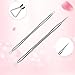 Ohuhu 5-PCs Blackhead Remover Kit Blemish Zit Pimple Acne Comedone Extractor Skin Cleaning Tool Set