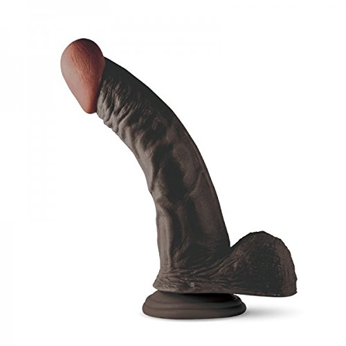 Preisvergleich Produktbild Schwarzer gekrümmter XXL-Dildo