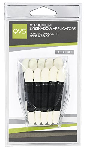 QVS Pack Of 10 Premium Duel Ended Eyeshadow Applicators