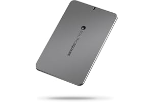 Rolling Square AirCard E, kompatybilny z funkcją Znajdź moją sieć, ładowalny lokalizator kart Bluetooth z kodem QR wizytówki - super cienki 0,12 cala