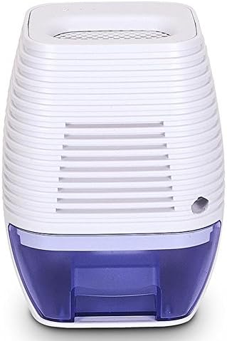 Air Dehumidifier 300ml NEW-04 Ultra Quiet Compact Portable USB Mobile Power Dehumidifier Moisture Damp Mould Absorber for Basement Bedroom Bathroom Kitchen Office Laundry Caravan Garage , White , 300ml