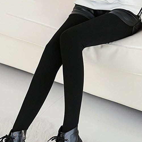 LVLIDAN Winter Ladies Pants Womens Leggings Thickening Thin cashmere pantyhose Wear outside All code black