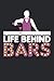 Produktbild Life Behind Bars: Barkeeper Cocktail Mixer Notizbuch liniert DIN A5 - 120 Seiten für Notizen, Zeichnungen, Formeln | Organizer Schreibheft Planer Tagebuch