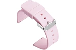 Shieranlee quickfit Strap Bracelet en Silicone de Remplacement Compatible avec 12MM 14MM 16MM 18MM 19MM 20MM 21mm 22MM 24MM Watchband Watch Strap